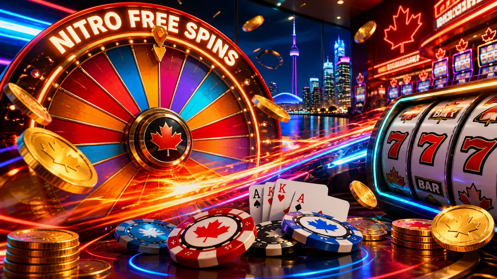 Nitro Casino Free Spins Canada content banner