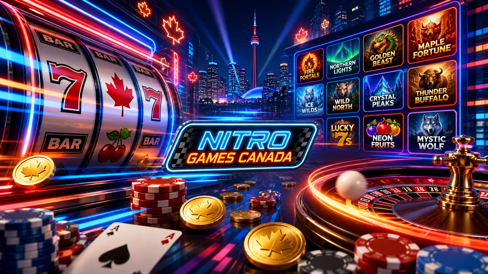 Nitro Casino Games Canada content banner